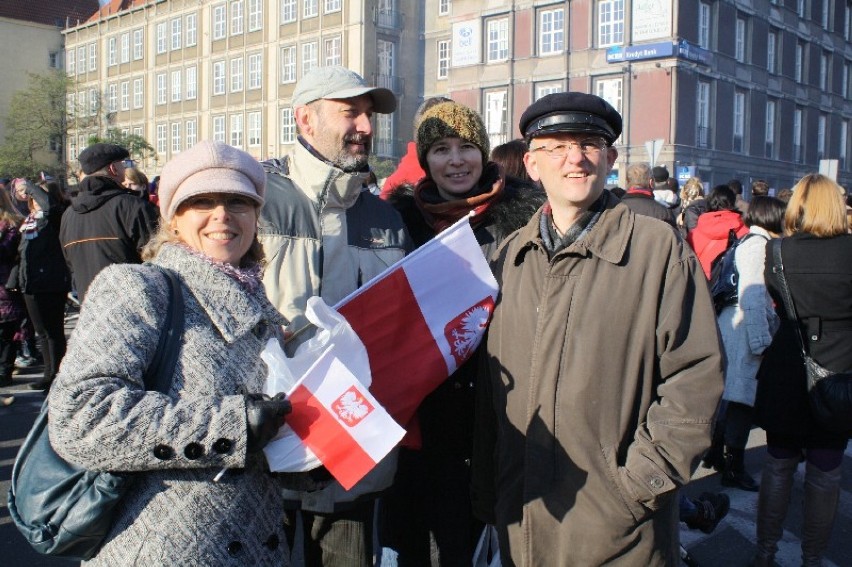 Jak co roku ulicami Gdańska przeszła Parada Niepodległości....