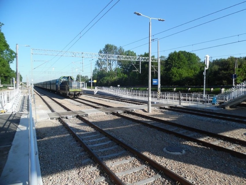 Zmodernizowana stacja kolejowa w Libiążu