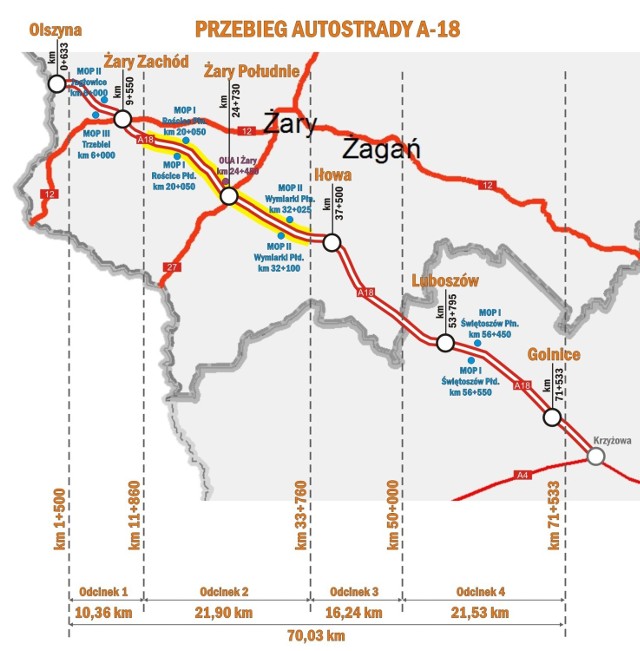 Osiem firm zgłosiło się do przebudowy południowej nitki A18.