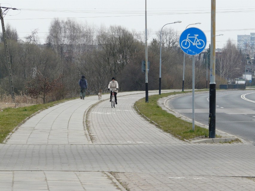 Droga rowerowa przy ul. Świetlickiego