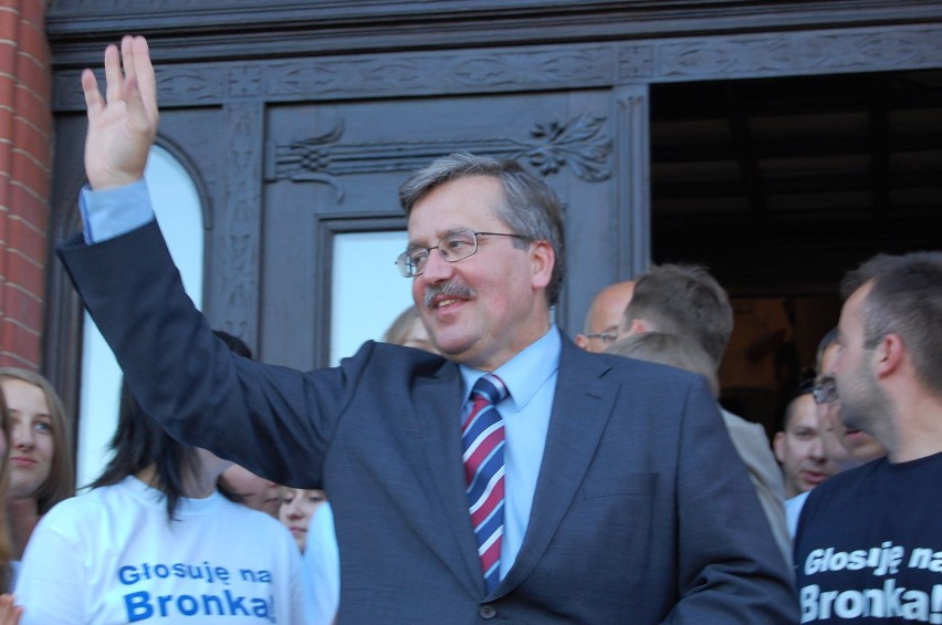 Bronisław Komorowski w Słupsku