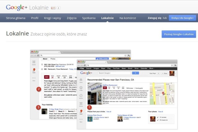 Opinie znajomych dla znajomych - to dobry pomysł? Google właśnie prezentuje Google+ Lokalnie!