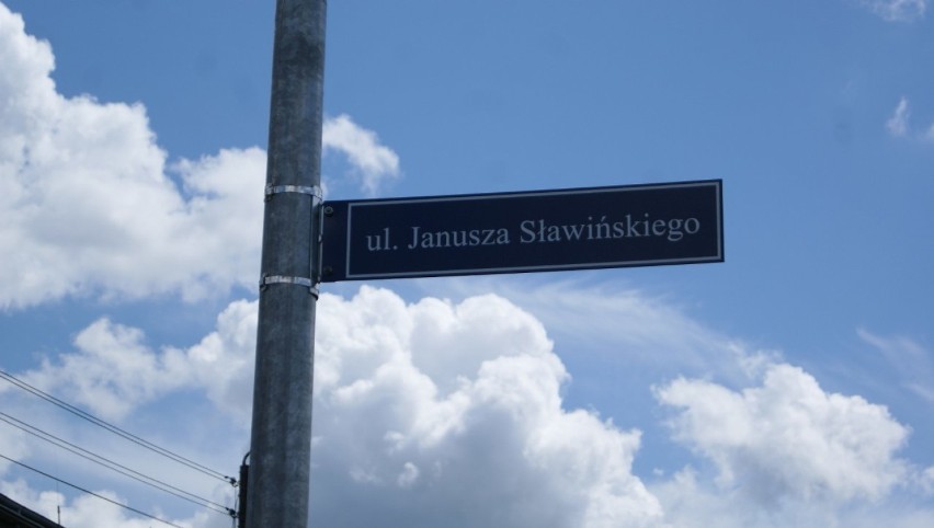 Otwarcie ulicy imienia Janusza Sławińskiego