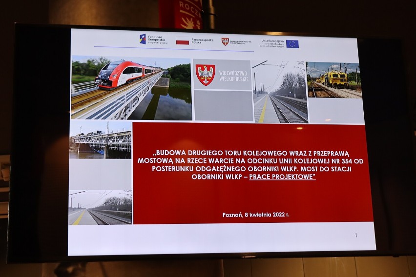 Budowa mostu kolejowego nad Wartą w Obornikach. PKP PLK podpisało umowę z wykonawcą inwestycji