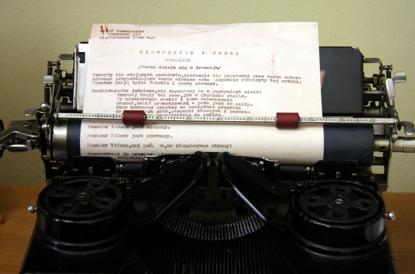 Muzeum Literackie: Maszyna do pisania Royal  jest tej samej...