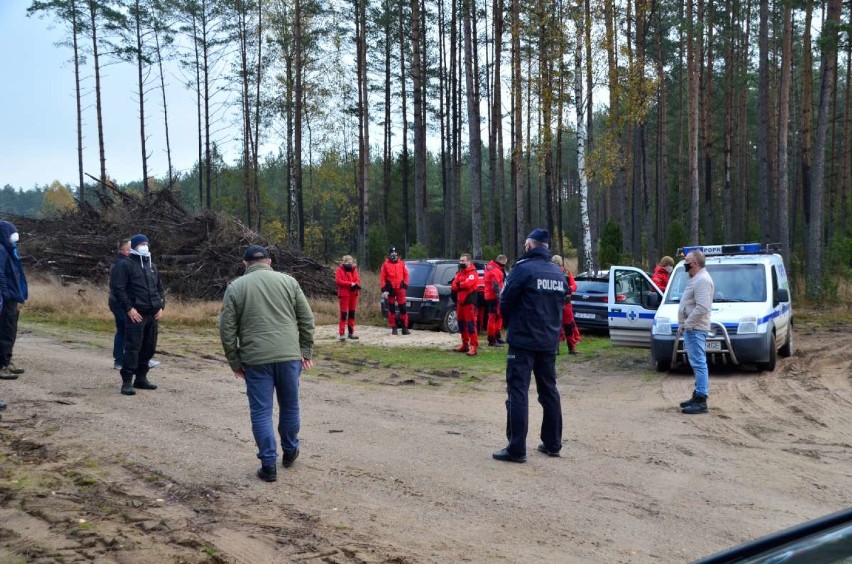  Na terenie lasów otaczających Kościerzynę i Gostomie policjanci realizowali kolejne czynności w sprawie zaginięcia Wacława Dzienisza