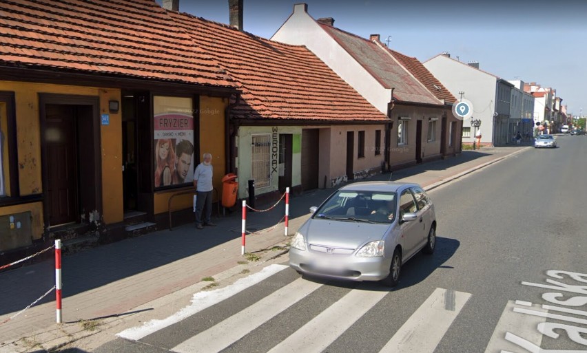 Mieszkańcy powiatu pleszewskiego w Google Street View w 2021 roku
