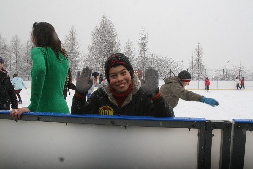 Ferie 2013 w Rybniku: Na lodowisku to dopiero jest zabawa! ZDJĘCIA