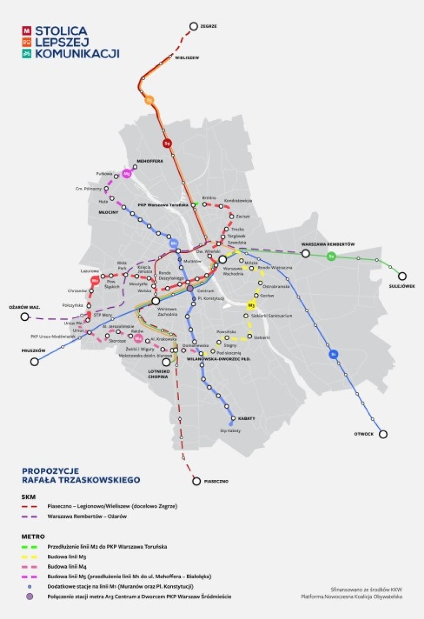 Metro w Warszawie. Wkrótce powstaną trzy nowe linie. Oto dokładne plany. Gdzie dojadą?