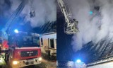 Pożar domu w Gliśnie pod Sulęcinem. Na miejsce wysłano 7 zastępów straży pożarnej