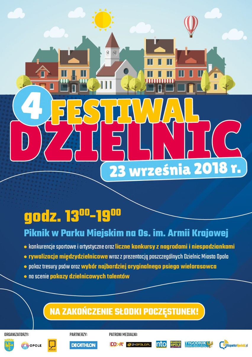 Festiwal dzielnic w niedzielę od 13.00 do 19.00 w Parku...