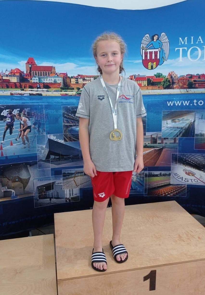 Malbork. 8-letnia Michalina z MAL WOPR z dwoma złotymi medalami w ogólnopolskich zawodach 
