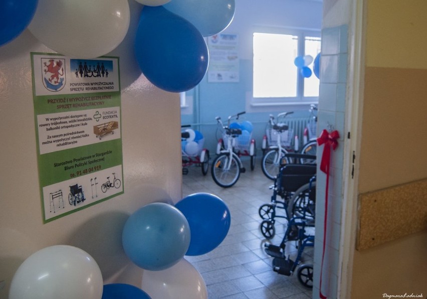 Przy ośrodku rehabilitacji na ul. Staszica w Stargardzie działa wypożyczalnia sprzętu dla osób niepełnosprawnych ruchowo