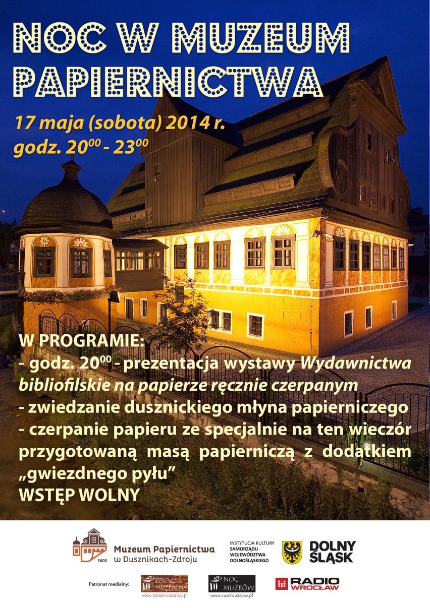 17 maja – Noc w Muzeum - w godzinach 20.00-23.00 odbędzie...