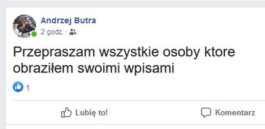 Przeprosiny Andrzeja Butry