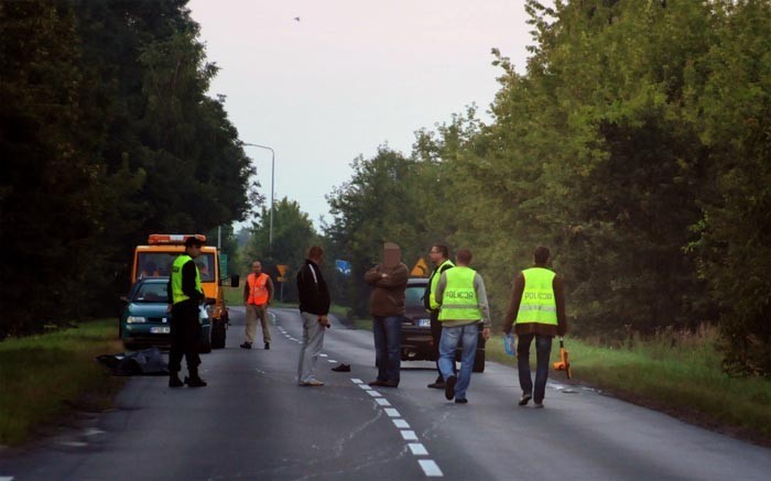 Śrem: śmiertelny wypadek na ulicy Gostyńskiej. Zginął pieszy. Śmierć przechodnia nastąpiła nad ranem