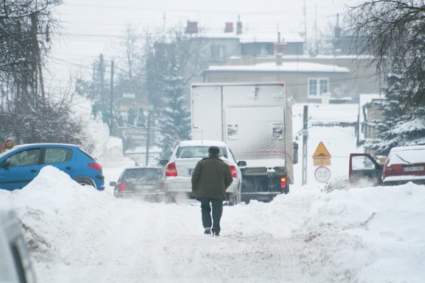 Tak wyglądały żnińskie ulice zimą 2010 roku.