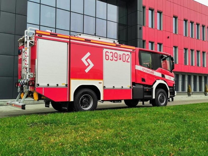 Damasławek. Nowy wóz strażacki już w jednostce OSP 