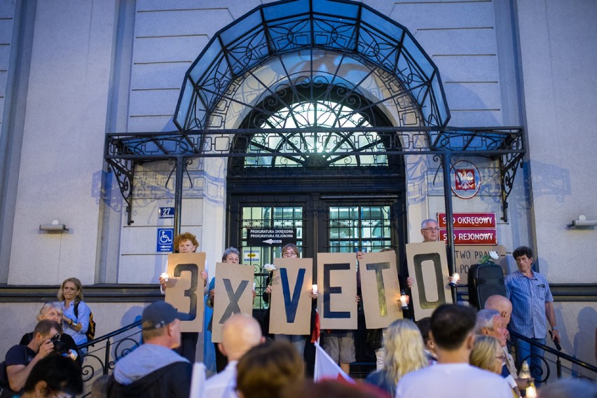 Kolejny protest pod sądem w Tarnowie [ZDJĘCIA]