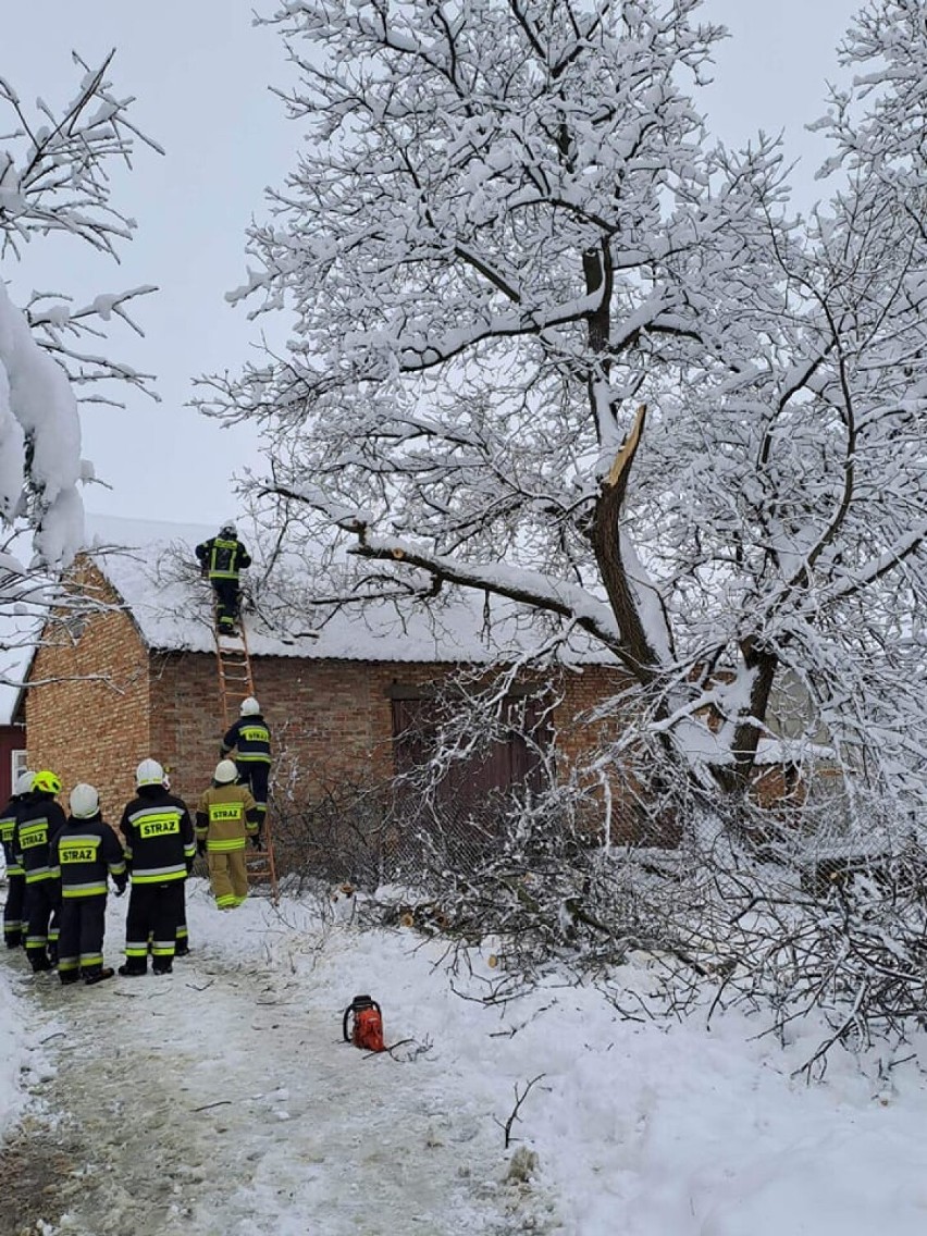 Po dużych opadach mokrego śniegu. Tysiące domów bez prądu