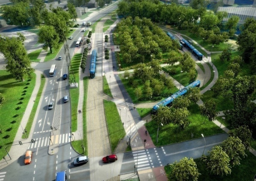 Kraków. Budowa tramwaju do Mistrzejowic. Zmiany w ruchu. Urzędnicy podają też lokalizację nowych przystanków