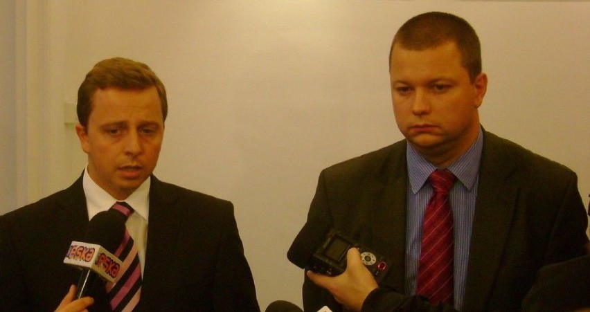 Były wiceprezydent Dariusz Joński oraz Maciej Winsche - do...