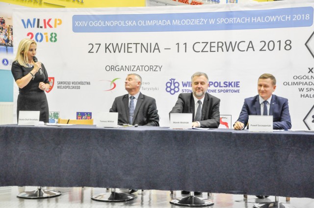 Podczas konferencji prasowej marszałek Marek Woźniak ogłosił, że województwo wielkopolskie będzie organizatorem Ogólnopolskiej Olimpiady Młodzieży w Sportach Halowych w 2018 roku