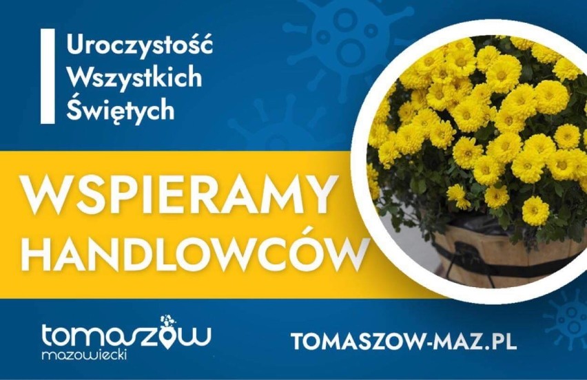 Urząd Miasta w Tomaszowie zdecydował o wsparciu handlujących przy cmentarzach