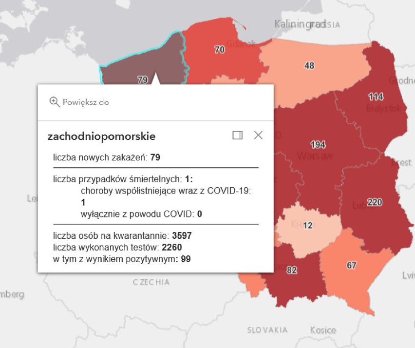 Kraj, zachodniopomorskie, p. sławieński - 29 września 2021