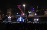 Niezwykły balet koparek na budowie Teatru Szekspirowskiego [wideo]