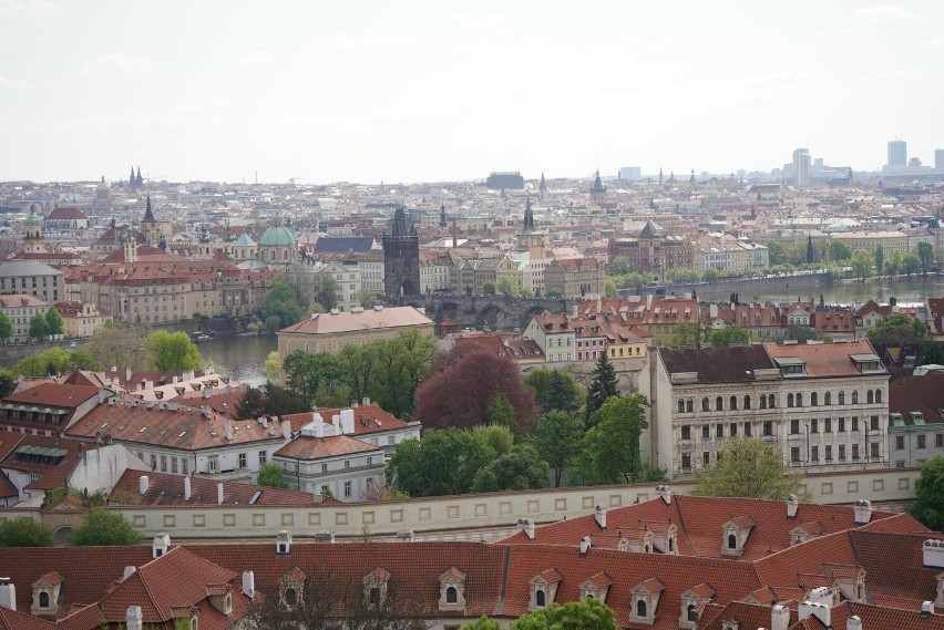Panoramy czeskiej Pragi.