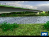 Brzeg Dolny: gospodarska wizyta na budowie mostu