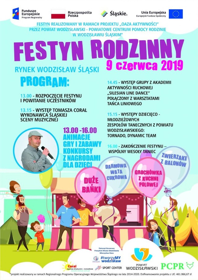 W niedzielę zaplanowano festyn rodzinny na rynku w Wodzisławiu Śl.