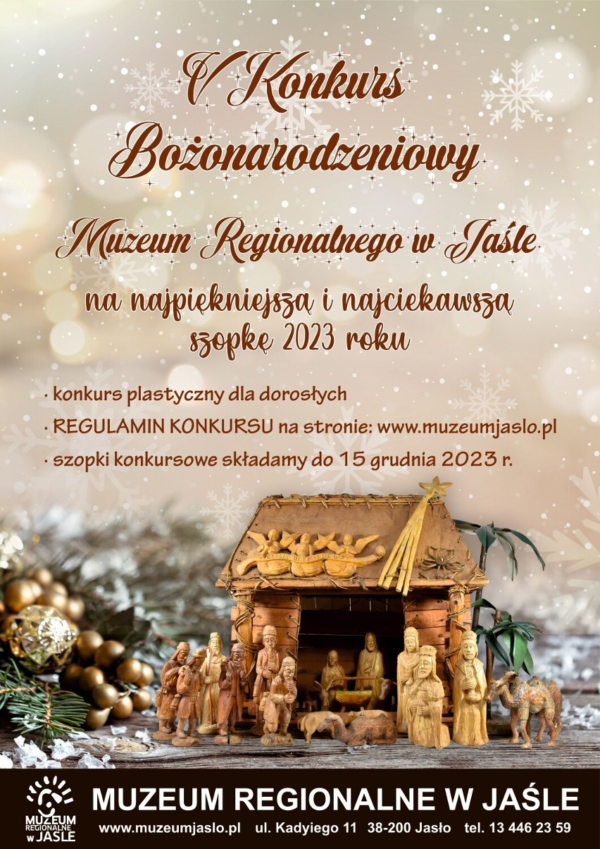 Muzeum w Jaśle ogłosiło konkurs na najpiękniejszą szopkę bożonarodzeniową