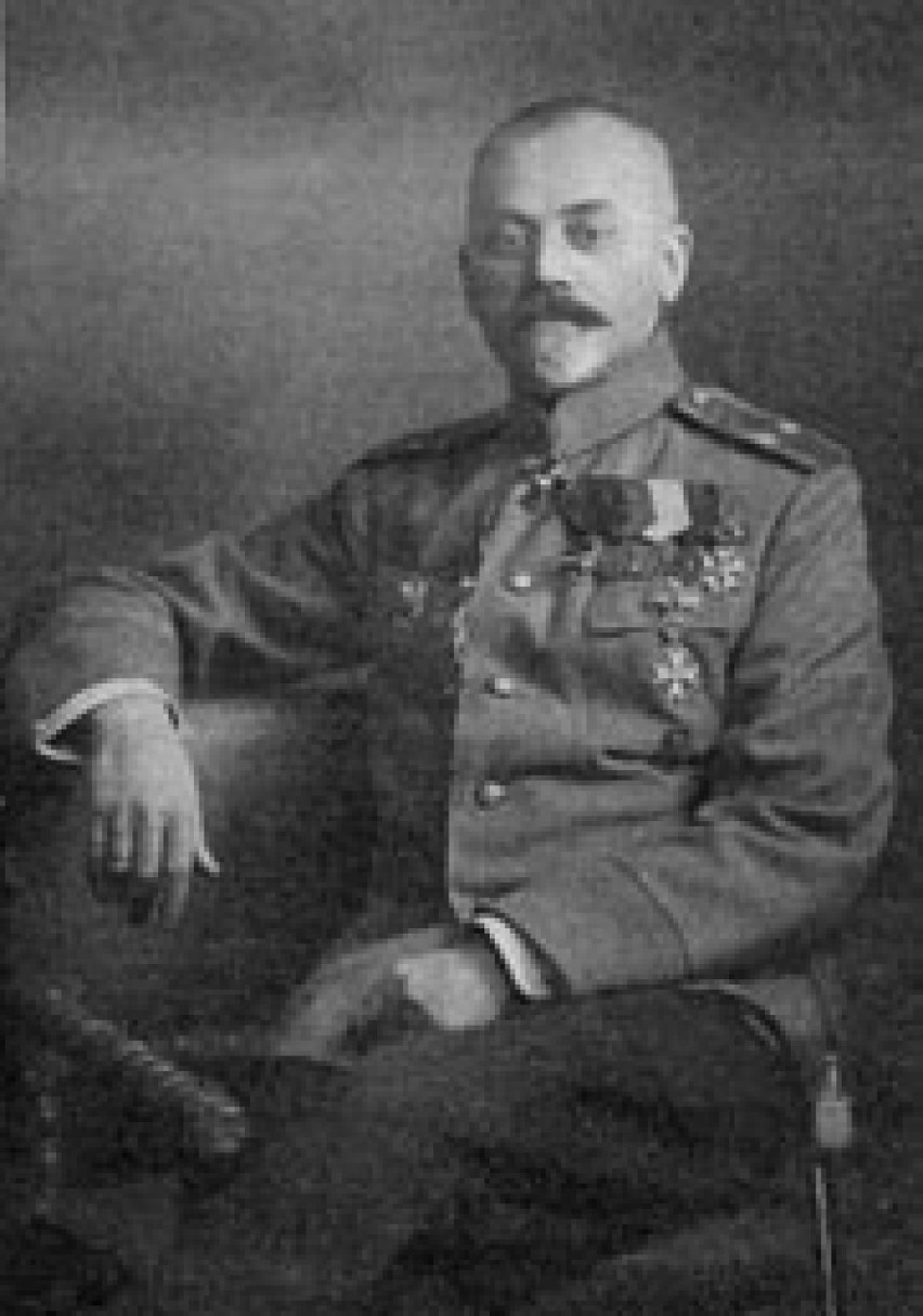 Generał-major Aleksander Sievers, dowódca 2 Brygady Artylerii Gwardii