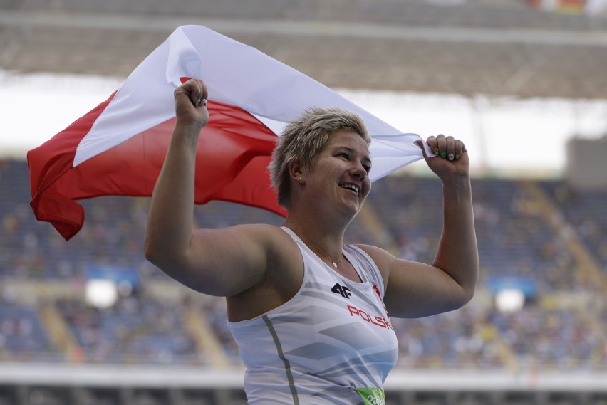 Anita Włodarczyk na Igrzyskach Olimpijskich w Rio de Janeiro...