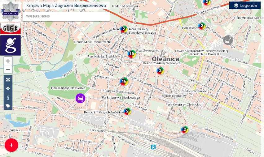 Oleśnica. W tych miejscach Oleśnicy patrole policji interweniują najczęściej 