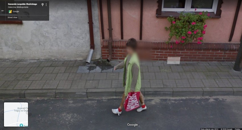 Osieczna "okiem" Google Street View