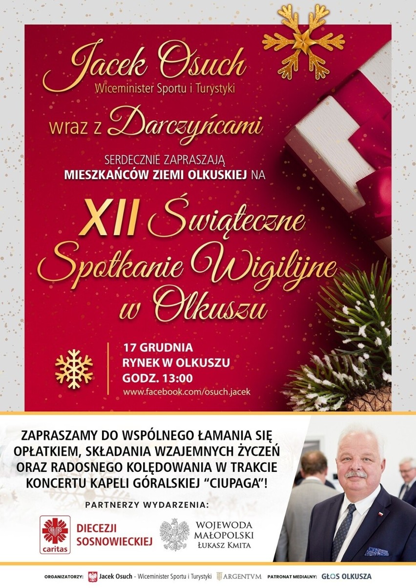 Spotkanie świąteczne na Rynku w Olkuszu - 17.12.2022