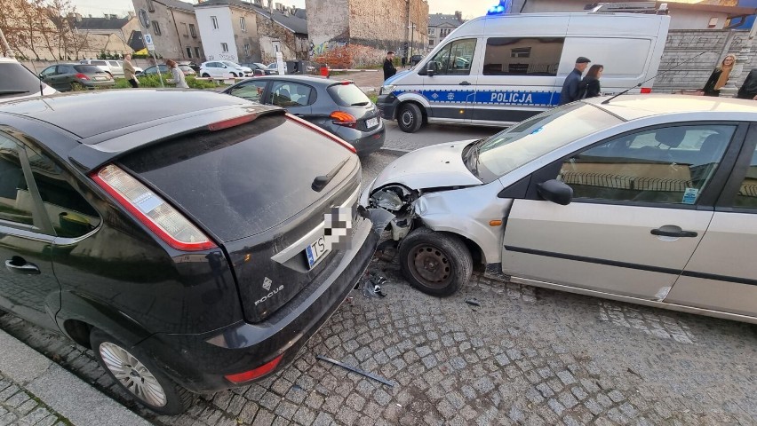 Na ulicy Kaczyńskiego w Kielcach ujęty został...