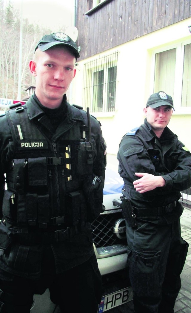 Kamil Mateuszów i Wiktor Bil patrolują Karpacz
