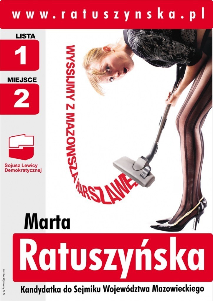 Plakat Marty Ratuszyńskiej z wyborów samorządowych