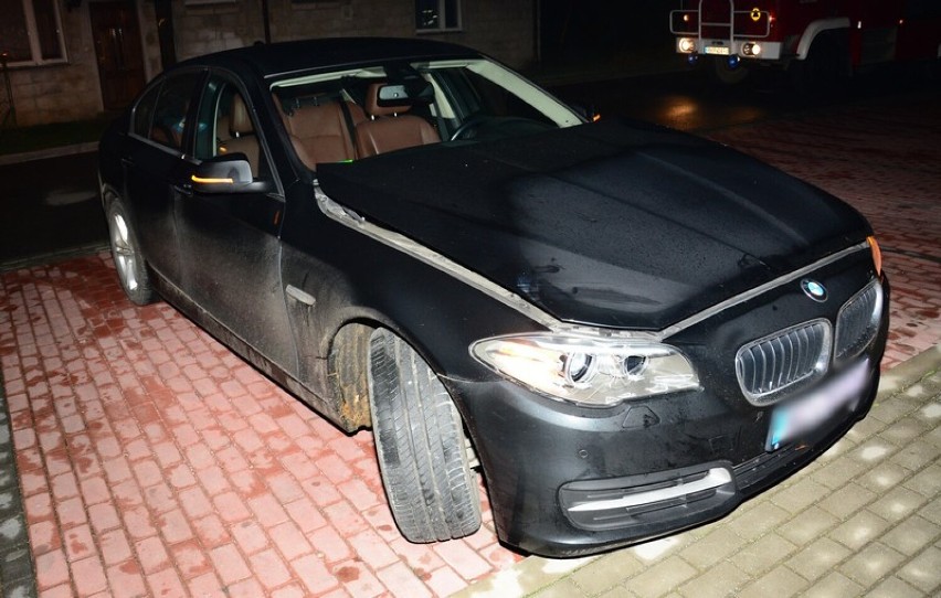 70-latek potrącony przez BMW na przejściu dla pieszych w miejscowości Głowienka [ZDJĘCIA]