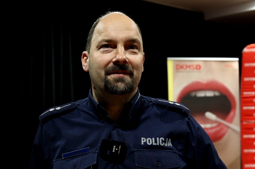 Dawid Jąder - policjant z Kościana jest honorowym dawcą...