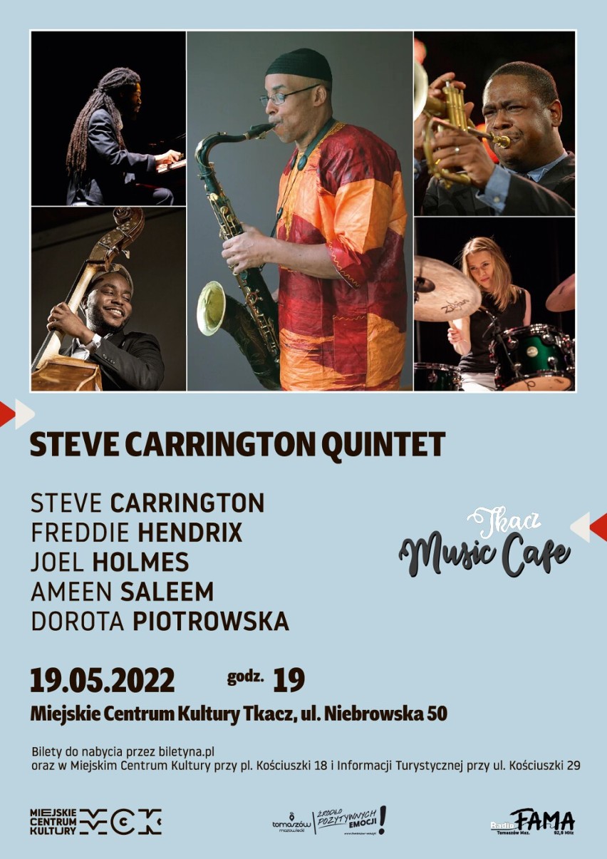 Koncert zespołu Steve Carrington Quintet w Tkaczu w Tomaszowie już w czwartek
