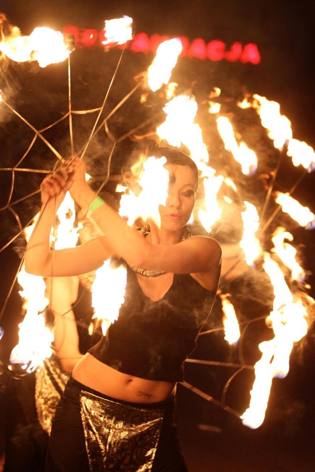 Fireshow na Tattofest Kraków 2011