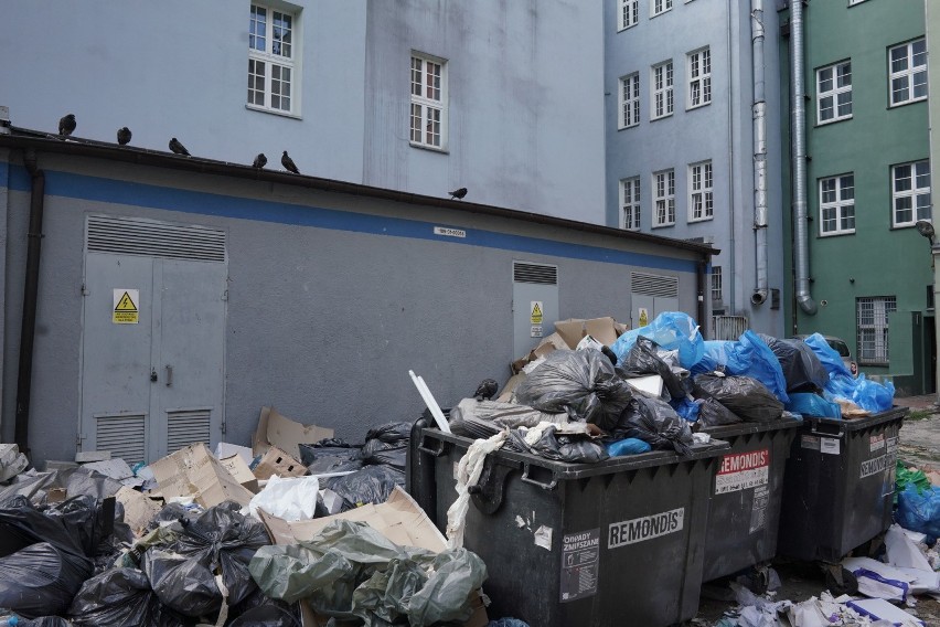 Wysypisko śmieci przy ul. Stary Rynek