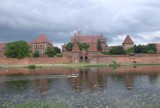 Malbork. Panorama zamku jest pod ochroną. Przesłoniły ją drzewa rosnące w Kałdowie