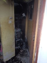Pożar w budynku mieszkalnym
