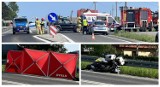 Śmiertelny wypadek na DK 28 w Siekierczynie. Nie żyje 54-letni motocyklista. Droga jest zablokowana, wyznaczono objazd